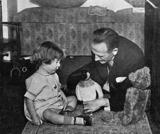 Toys were purchased from Harrods by Daphne Milne.